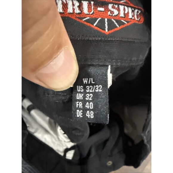 TRU-SPEC Mens 32x32 Black Tactical Cargo Pants Work Hiking Outdoors Military EUC - Picture 5 of 7
